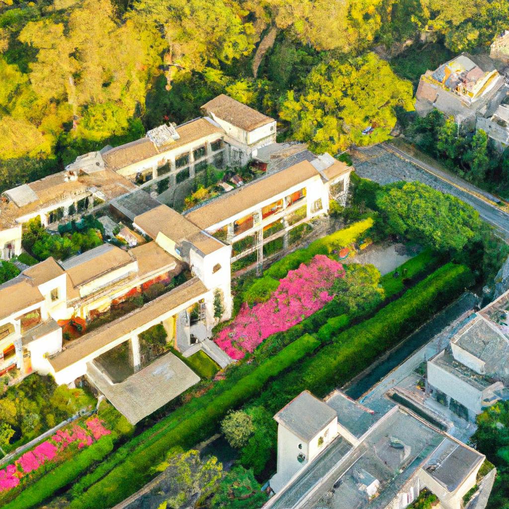 Captivating aerial view of 9 Garden Place