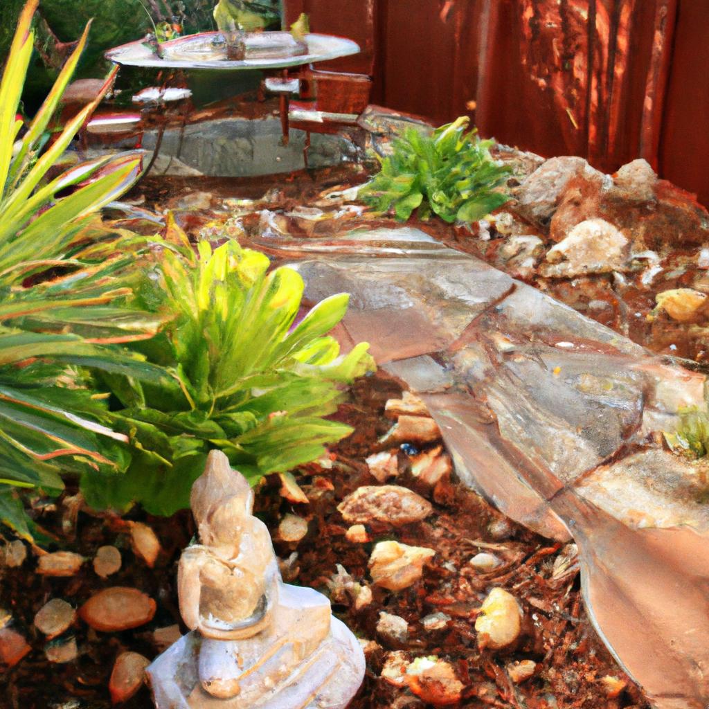 Creating a peaceful and serene meditation spot in the backyard contributes to overall Feng Shui balance.