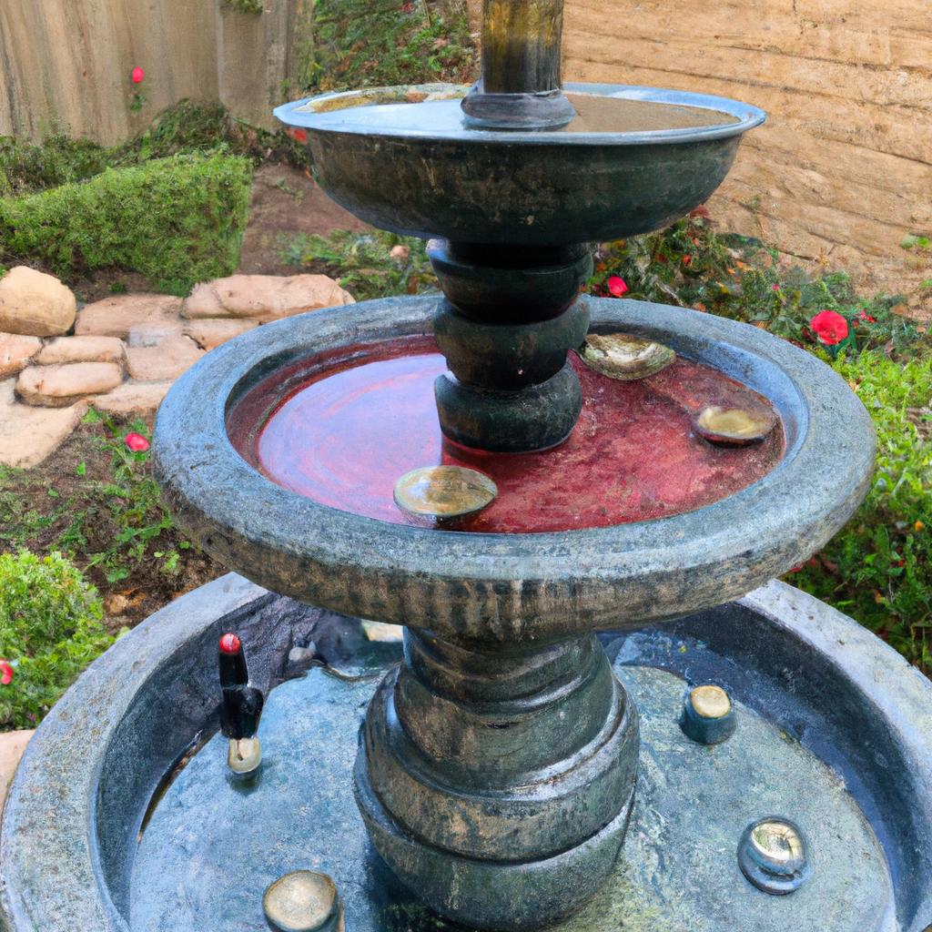 Elevate your outdoor space with a modern and elegant Feng Shui fountain.
