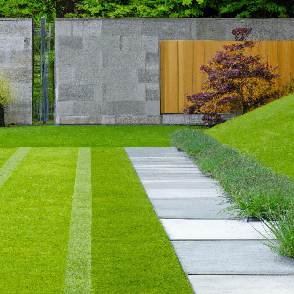 Sleek lines and minimalistic features create a modern twist on the classic 1960s garden design.