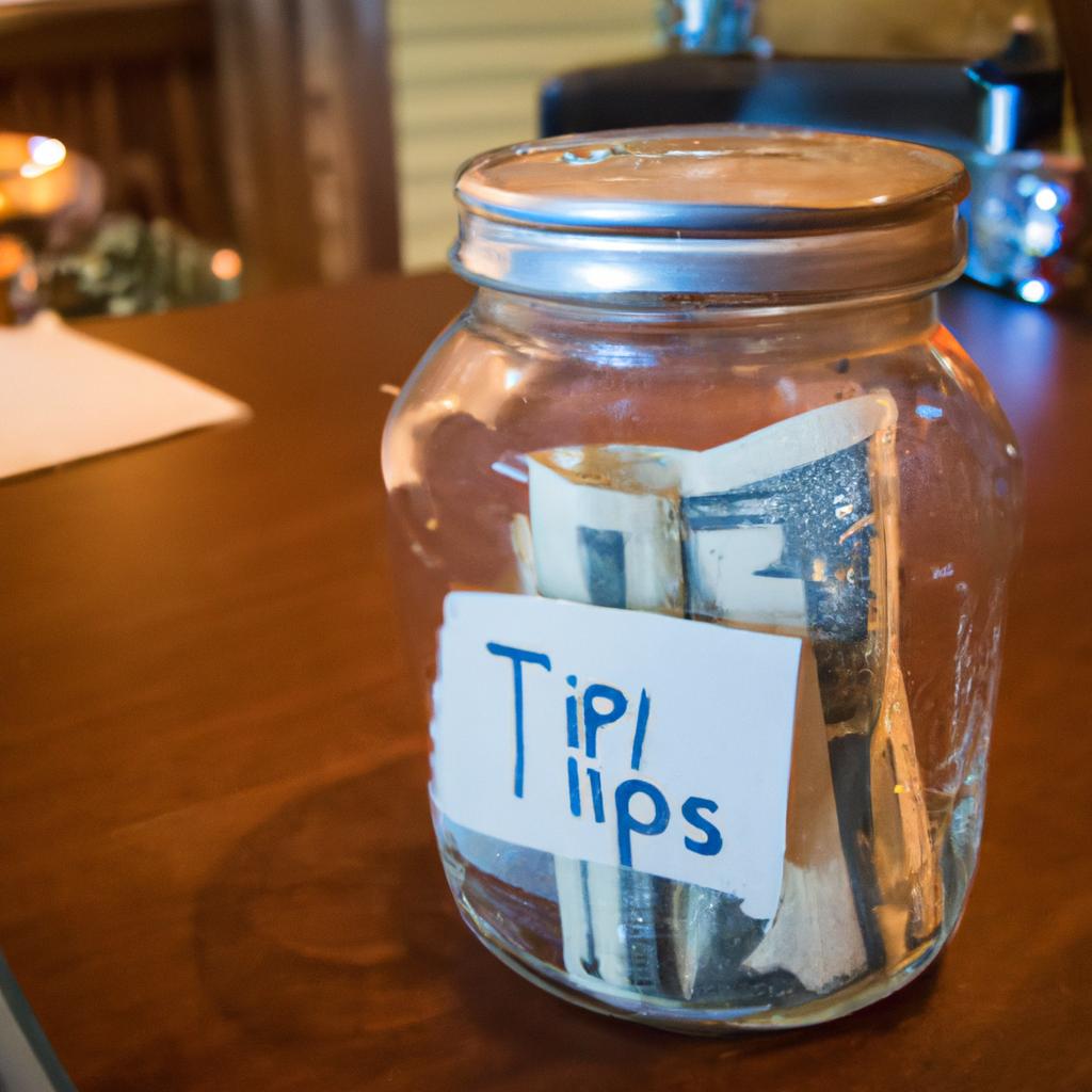 Generous patrons contribute to the tip jar at Olive Garden
