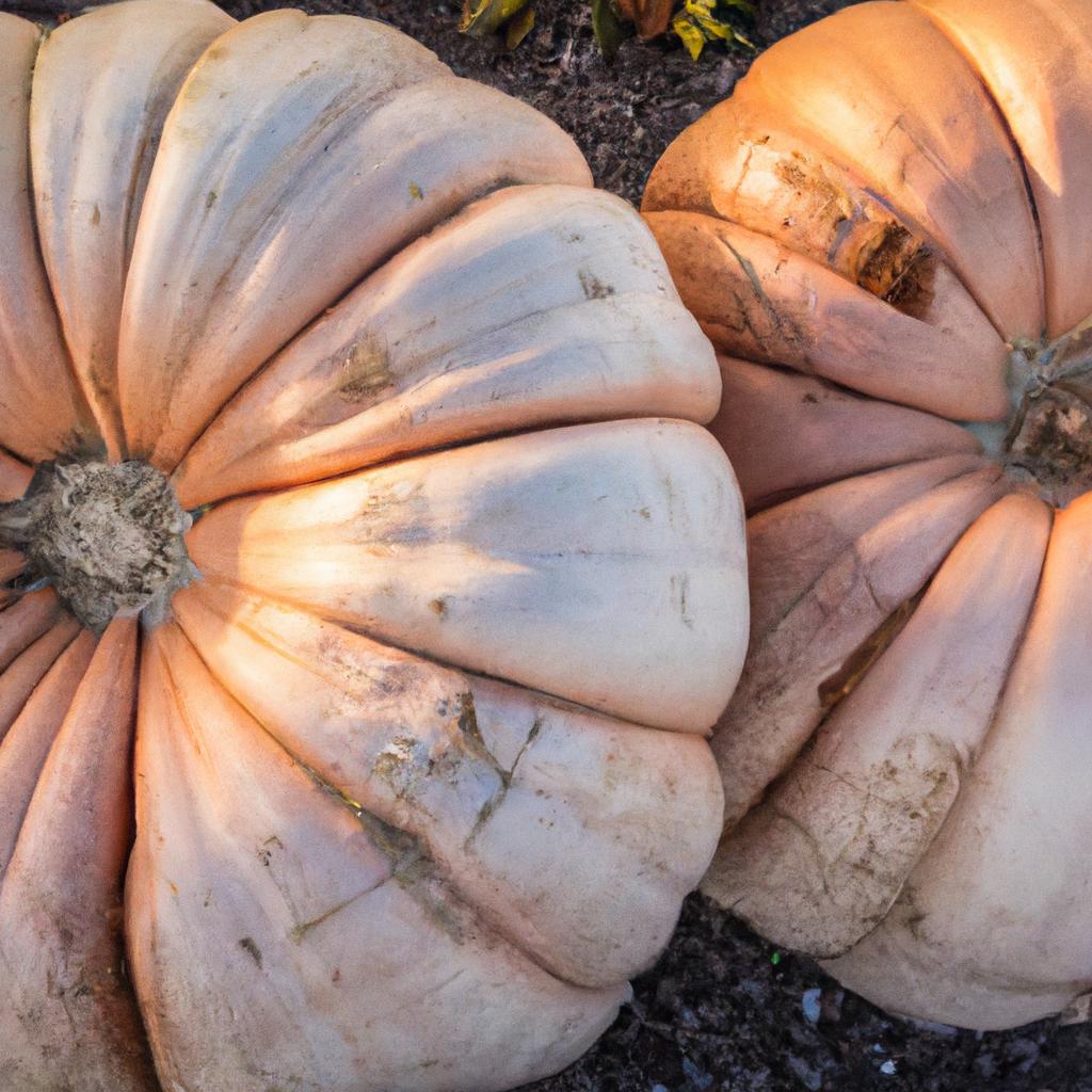 Double the delight: witness the impressive duo of Atlantic Giant Pumpkins stealing the spotlight.