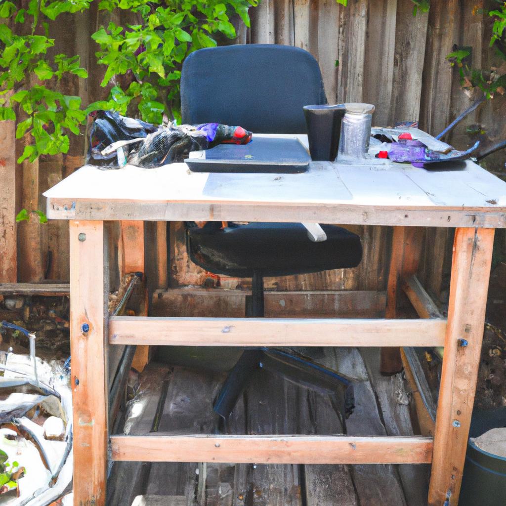 Efficiency at its finest - a perfectly arranged backyard workspace that reflects an exceptional work ethic.