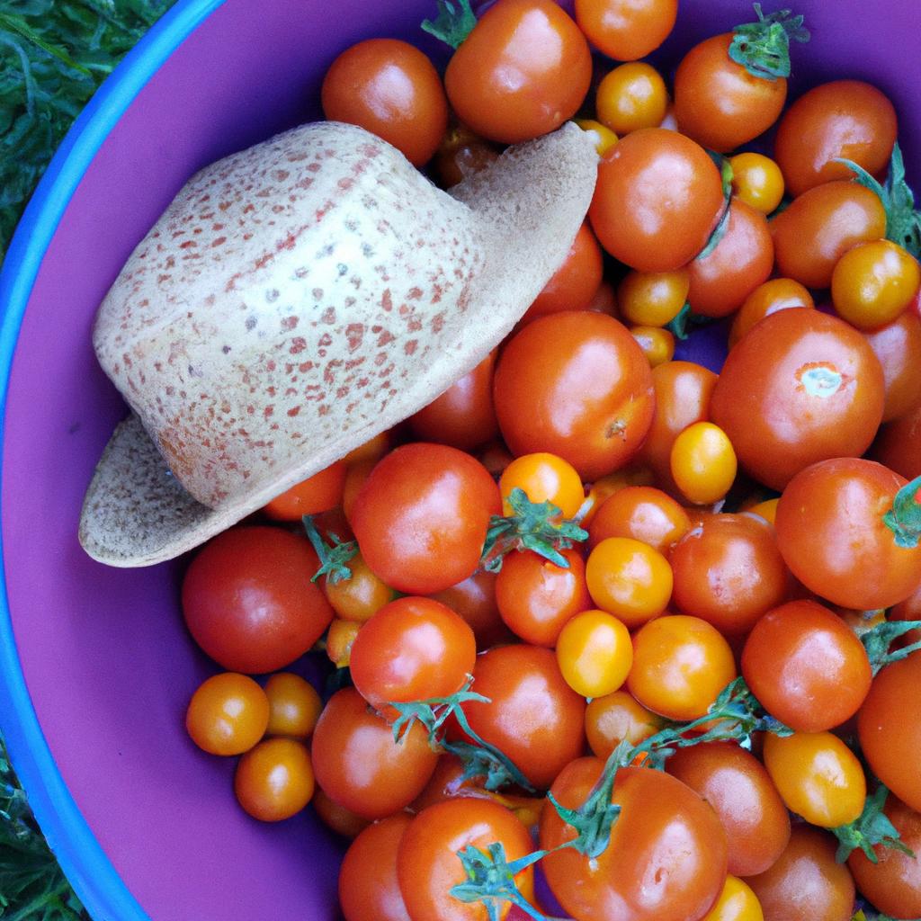 Hand-picked orange hat tomatoes, ready to elevate your culinary creations.