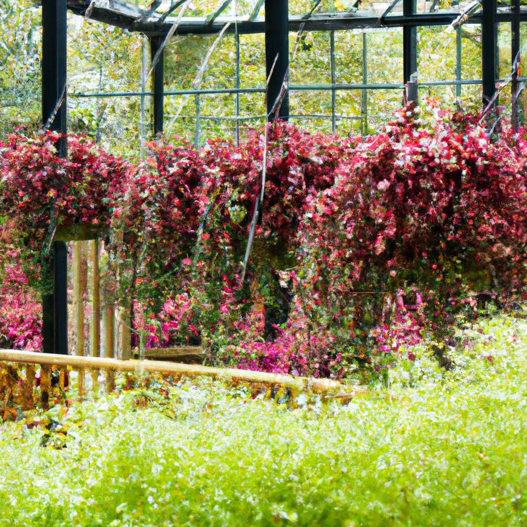 Experience the enchantment of the pink wandering jew as it gracefully trails from hanging baskets.