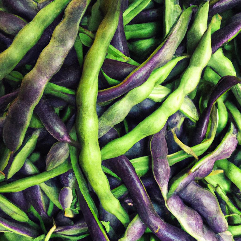 Purple Green Beans